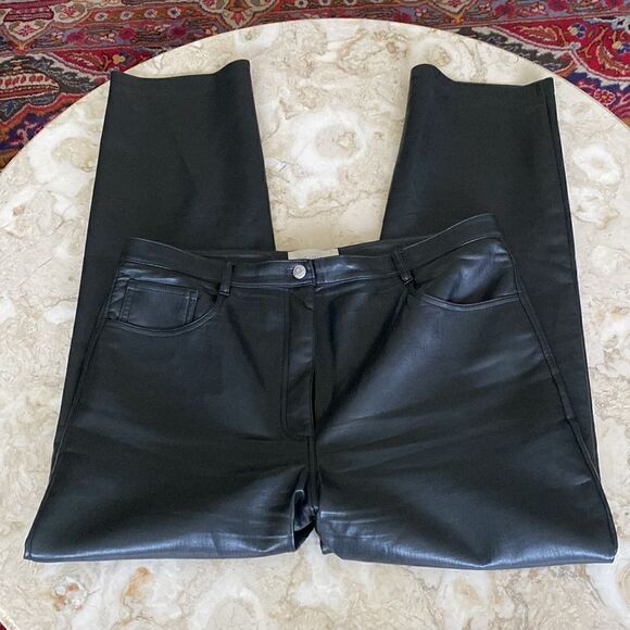 Wilfred The Melina™ Pant Vegan Leather Black - Picture 8 of 10